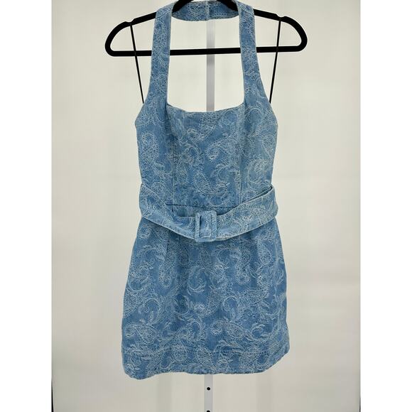 Elliatt‎ Rythem Dress in Blue Medium New - Picture 4 of 8